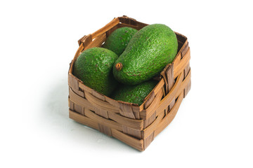 Mini Baby Avocado into a basket