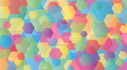 Colorful abstract polygonal background 3