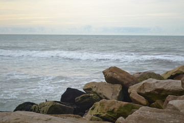 Sea at the rocks