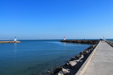 Carnon, Station balnéaire et port de plaisance à proximité de Montpellier