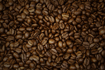 Roasted coffee beans