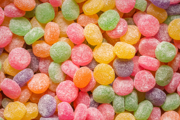 Fototapeta na wymiar Close up of sugar coated candy