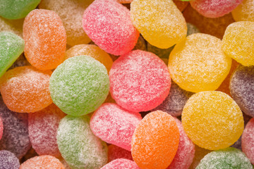 Fototapeta na wymiar Close up of sugar coated candy