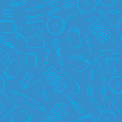 Seamless pattern kitchenware
