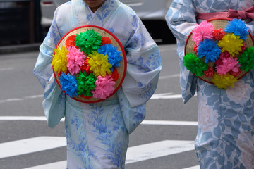 祇園祭 後の祭 
flowery parasols of Gion festival, Kyoto Japan