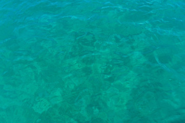 Abstract water background of crysral clear turquoise blue water