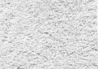 Close-up of white color carpet texture