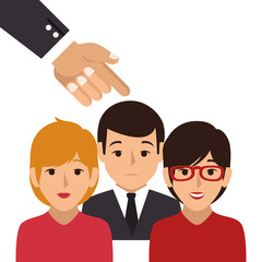 businesspeople character avatar icon