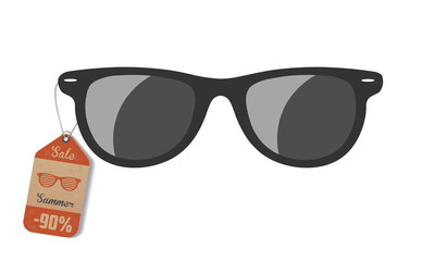 Sale Summer. Sunglasses. Vector Illustration
