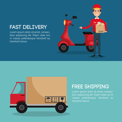 courier worker avatar character