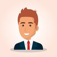 businessman avatar character icon