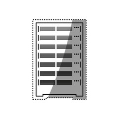 Storage database computer icon vector illustration graphic design