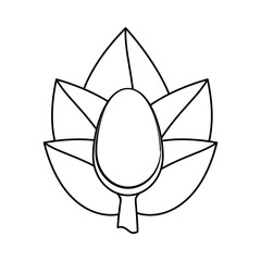 Healthy food restaurant icon vector illustration graphic design