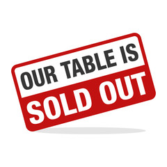 Sold Out design concept illustration