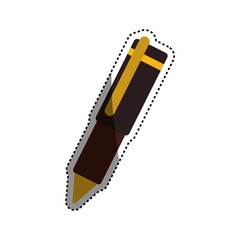 Fototapeta na wymiar Pen ink isolated icon vector illustration graphic design