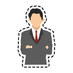 faceless business people icon image vector illustration design 