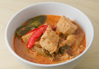 Delicious Red Curry with Coconut Milk and Vegetarian Ingredients