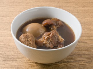 Five Spice Stew with Egg, Tofu and Pork