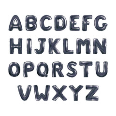 Balloons ABC alphabet