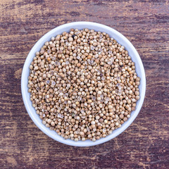 coriander in a bowl