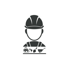 Builder vector icon. Set. 