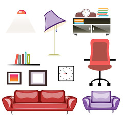 Big apartment furniture set