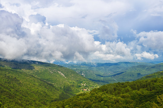 mountain landscape in Croatia. © phant