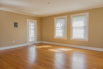 empty vintage beige apartment