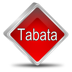 Tabata button - 3D illustration