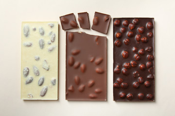 Three chocolate