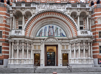 westminster cathedral entrance in london
