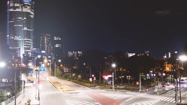 Nostalgic cityscape and blur light