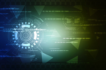 Digital Abstract technology background, 3d rendering