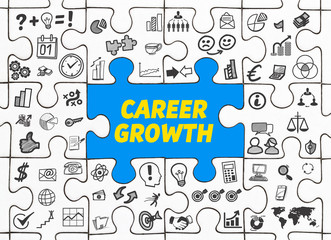 Career Growth / Puzzle mit Symbole
