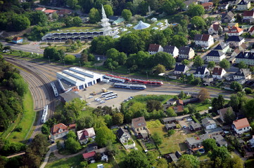 Insel Usedom, Heringsdorf Therme, Bahndepot