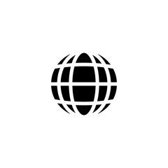 Globe vector icon.