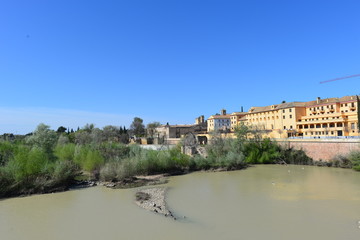Fototapeta premium Guadalquivir und Puente Romano in Cordoba