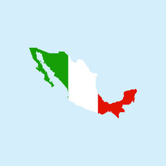 Fototapeta premium Map of Mexico