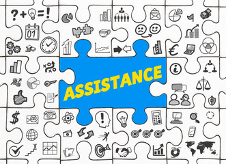 Assistance / Puzzle mit Symbole