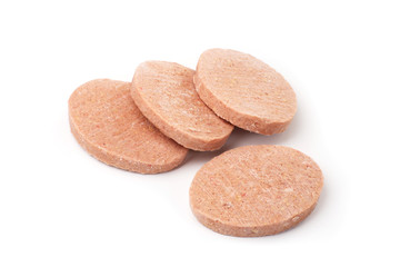 chop on a white background