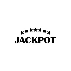 Fototapeta premium Jackpot vector icon.