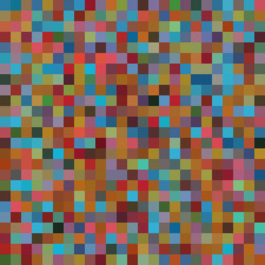 Geometric pattern for business presentations or web template banner flyer. Seamless. Vector illustration. Brown, red, blue colors.