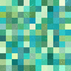 Geometric pattern for business presentations or web template banner flyer. Seamless. Vector illustration. Green, blue colors.