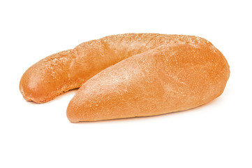 Bread product isolated on a white background cutout