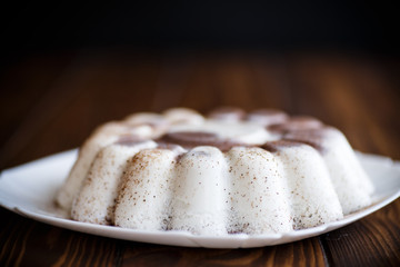 sweet milk chocolate panna cotta