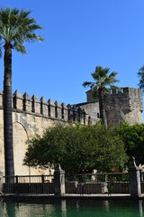 Fototapeta na wymiar Alcázar de los Reyes Cristianos Cordoba
