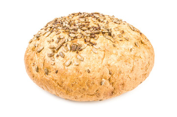 Bread product isolated on a white background