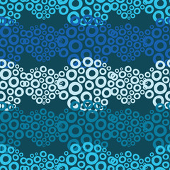 Colorful bubbles seamless pattern background. Vector illustration. Print. Repeating background. Cloth design, wallpaper.