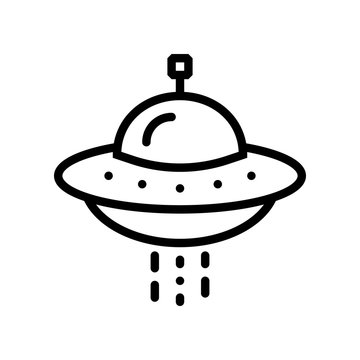 Space 2 Icons - UFO (Outline)