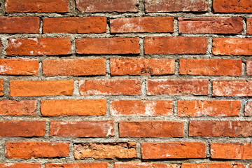 Classic red brick wall